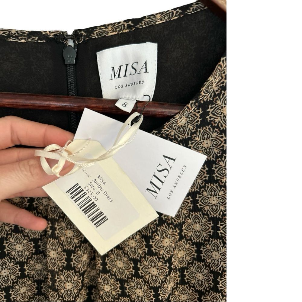 MISA Los Angeles Amber Paisley Mini Dress,‎ Size 8 - Picture 13 of 16